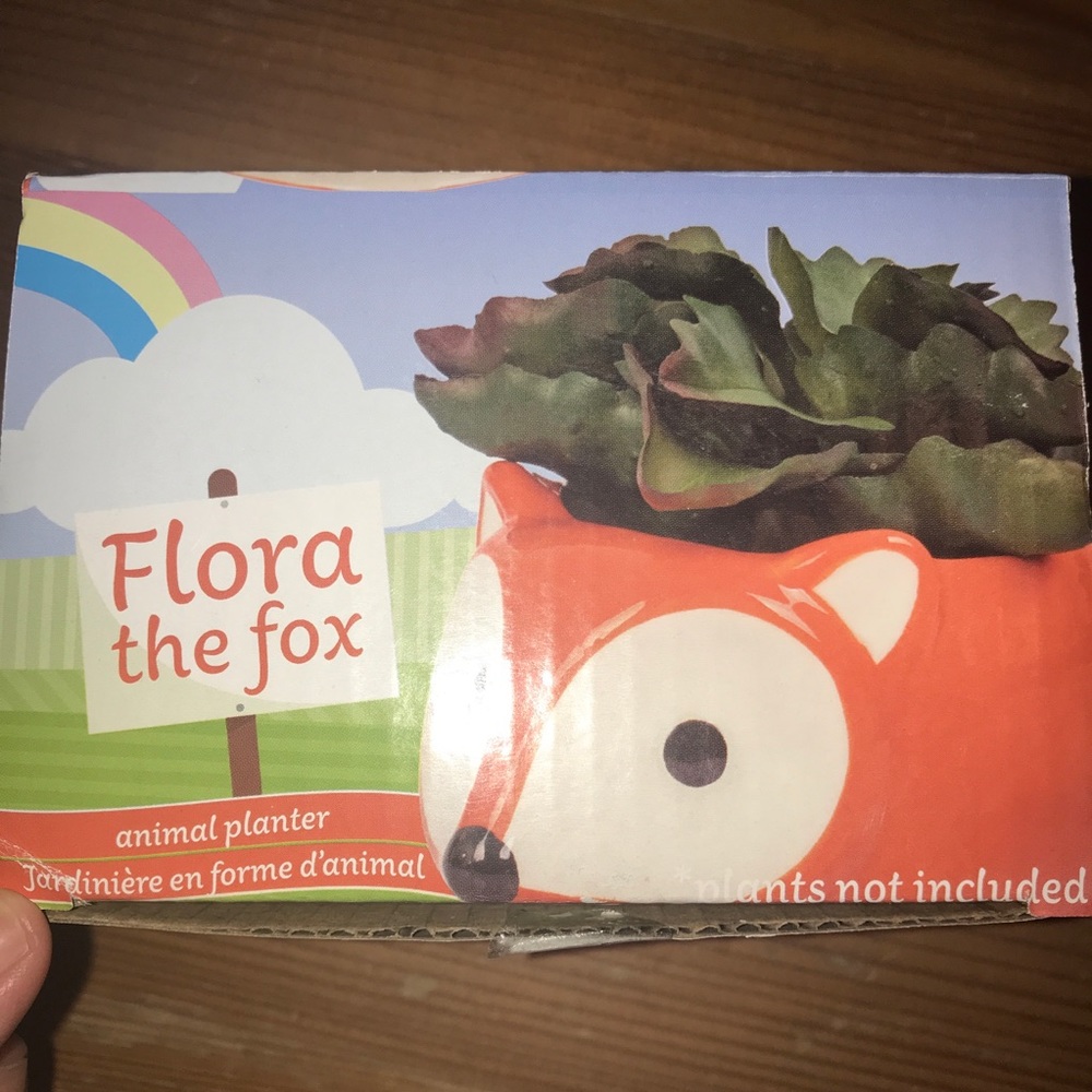 2/$20 Small Fox Ceramic Planter - Picture 12 of 12